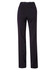 Women's utility pants in black, featuring a flexi waist and straight leg design. Includes a back pocket and logo.