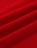 A vibrant red cotton stretch fabric with soft folds, suitable for polo shirts. Features a logo.