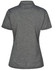 A grey short sleeve polo shirt with a fitted design, featuring a collar and no visible branding on the back.