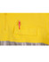 A bright yellow fleece jumper featuring silver accents and a pen pocket. Includes a logo on the fabric.