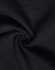A close-up of black poly/cotton terry fabric, displaying a soft, textured surface.