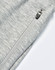 A close-up of grey kids' poly/cotton terry sweat pants featuring a zip pocket and soft fabric texture.