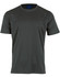 A grey short sleeve tee made from cooldry fabric, featuring a logo on the neckline.