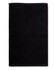 A black hand towel made from double-sided terry, measuring 40x60 cm. Features a logo on the fabric.
