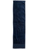 A dark blue terry velour fitness towel, measuring 110x30 cm, suitable for gym use. Features a logo on the side.