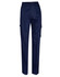 Navy blue long work pants featuring a drill pant pocket on the leg. The design includes multiple pockets for utility.