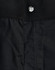 Black work shorts made of rip-stop poly/cotton material, featuring a button closure at the waist.