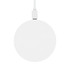 A round, white wireless charger with a connected cable. This product belongs to the Phone & Technology category.