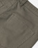 A close-up of khaki ladies' chino pants, featuring a back pocket and detailed stitching. The fabric appears flexible.