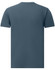 A men's premium cotton short-sleeve tee shirt in a solid dark blue colour, featuring a logo on the back.