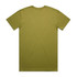 An olive green Staple Tee t-shirt featuring a plain back design and short sleeves. The shirt has a logo.