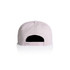 A lightweight pink cap featuring an adjustable strap and a logo on the back.