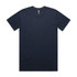A navy blue Classic Tee featuring a crew neck design and short sleeves. It has a logo on the tag.