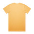 A yellow Classic Tee shirt, featuring a plain back view and made from soft fabric. It includes a logo.