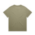 A plain khaki Heavy Tee shirt with a classic crew neck and short sleeves, featuring a logo on the back.