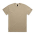 A beige Heavy Faded Tee with a simple design, featuring a logo on the label.