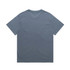 A grey heavy faded tee with a relaxed fit, featuring a simple design and no visible branding on the back.