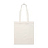 A cream-coloured tote bag with long handles and a plain design, featuring a logo.