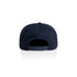 A navy blue cap featuring a back closure and a logo, suitable for casual wear.