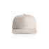 A beige cotton cap with a curved brim and a logo on the front. Its design is simple and versatile.