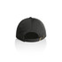A dark grey cap with an adjustable strap at the back, featuring a logo. The design is simple and sleek.