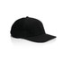 A black cord cap with a curved brim and a logo on the side, displayed at a slight angle.