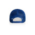 A blue Frame Foam Trucker Cap with a mesh back and an adjustable snap closure.