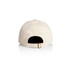 A cream-coloured cap with an adjustable strap and a logo at the back.