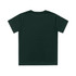 A green kids' classic tee featuring a plain back design. It has a simple and casual style, suitable for everyday wear.