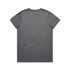 A grey T-shirt with a soft texture, featuring a logo on the back. The shirt has a classic crew neckline.