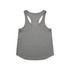 A grey racerback singlet with a relaxed fit and a simple design. The top features a logo.