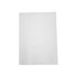 A5 journal cover in plain white, featuring a smooth, sleek design and containing a logo.