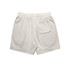 Light grey track shorts featuring a back pocket and an elastic waistband. The shorts have a relaxed fit.