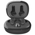 A pair of black Prixton TWS159 ENC and ANC earbuds in a charging case with a digital display.