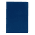 A navy A5 softcover notebook with a smooth finish and a subtle logo on the bottom corner.