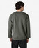A green Gildan Softstyle adult sweatshirt viewed from the back, featuring a simple design and loose fit.