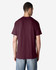 A maroon Gildan Light Cotton T-Shirt displayed from the back view, featuring a simple design and a visible logo.