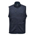 Men's Avalante full zip fleece vest in dark grey with a zippered chest pocket and side pockets. Features a logo.