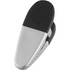A magnetic memo holder/clip featuring a silver body and a black grip, designed for office use.