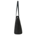 A side view of a grey Swissdigital Arosa Tote Bag, featuring a minimalist design and a single shoulder strap.