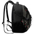 A black and grey Swissdigital Vector Backpack with multiple zip compartments and adjustable straps.