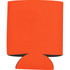 An orange collapsible can insulator designed for 350ml drinks, featuring a simple stubby holder shape and branding.