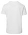 A plain white short-sleeve T-shirt with a smooth texture and no visible design on the back.