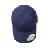 A navy blue Seam-Free Tech A-Frame Cap with a curved visor and a branded logo.