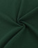 A close-up of dark green fabric with a smooth, textured finish, showcasing its soft cotton/poly blend.