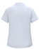 A light blue ladies' short-sleeve polo shirt with a classic pique fabric and a brand logo.
