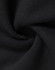 A close-up of black fabric, showcasing a soft, fleecy texture, suitable for a kids' half zip collar sweat.