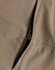 A close-up of beige work pants featuring a zippered pocket, showcasing the fabric and stitching details.