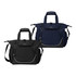 A set of two High Sierra Crib Bags in black and navy, featuring multiple pockets and handles. Each bag has branding.