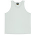 A light green singlet featuring a branding logo, suitable for casual wear.